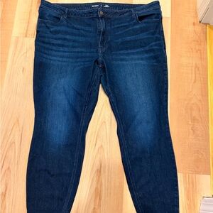 Old Navy Women's High-Rise Wow Super Skinny Dark Blue Jeans